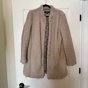 Kenneth Cole Faux Fur Coat
